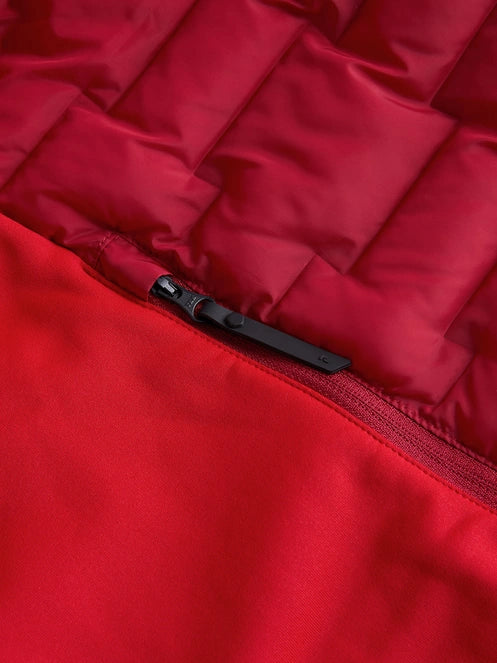 MEN'S ARGON HYBRID HOOD JACKET (ROGUE RED)