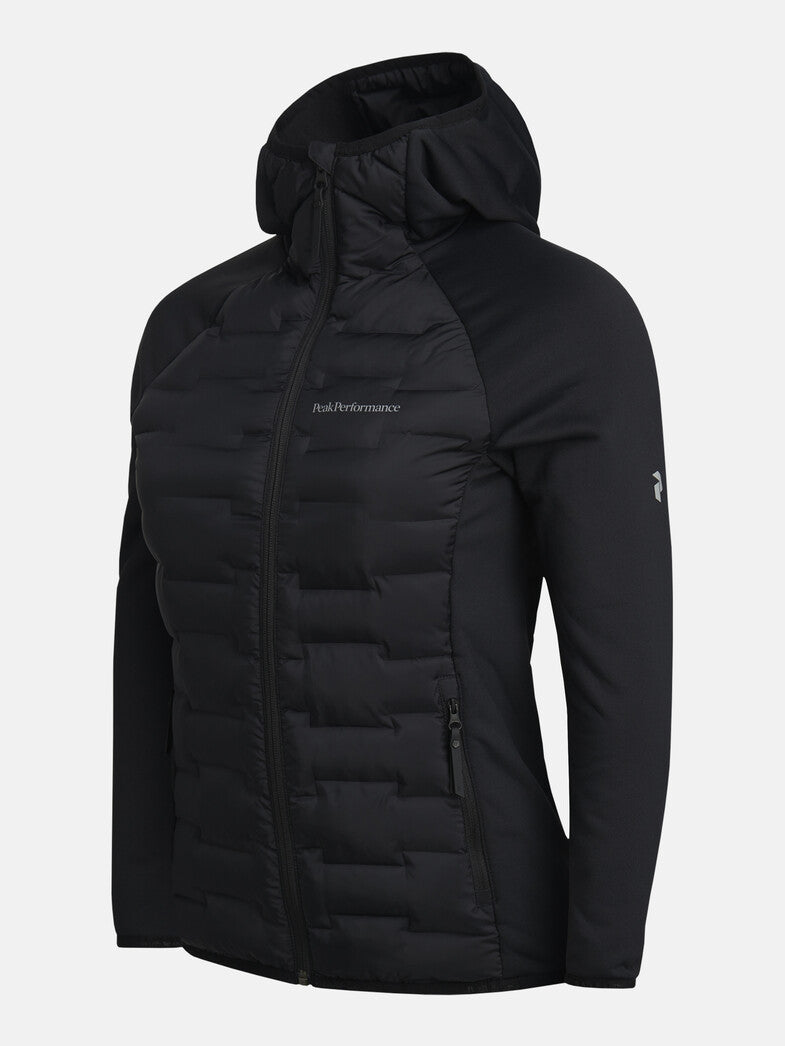 WOMAN'S ARGON HYBRID HOOD JACKET (BLACK)