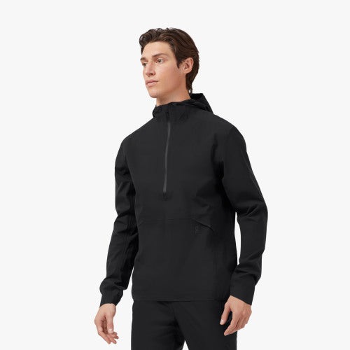 MEN'S ON WATERPROOF ANORAK (BLACK)