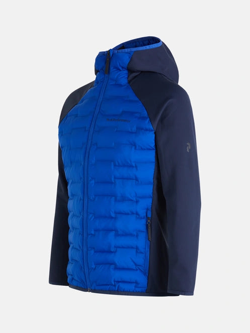 MEN'S ARGON HYBRID HOOD JACKET (ISLAND BLUE)