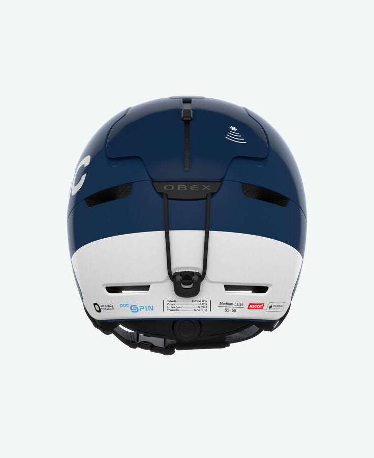 POC OBEX BC SPIN HELMET LEAD BLUE