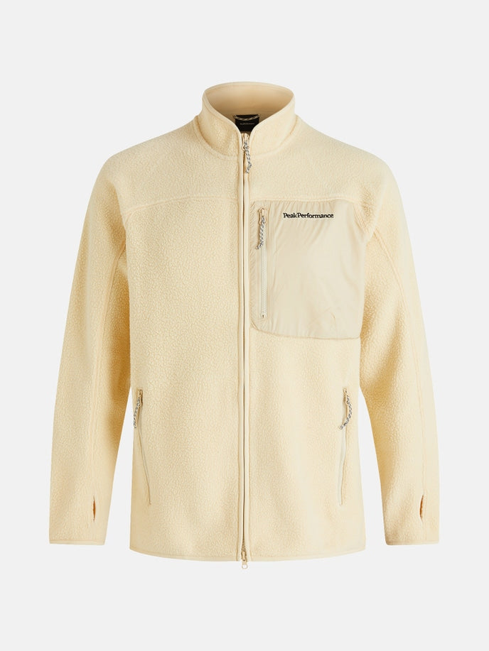 MEN'S PILE ZIP JACKET PALE (N02)