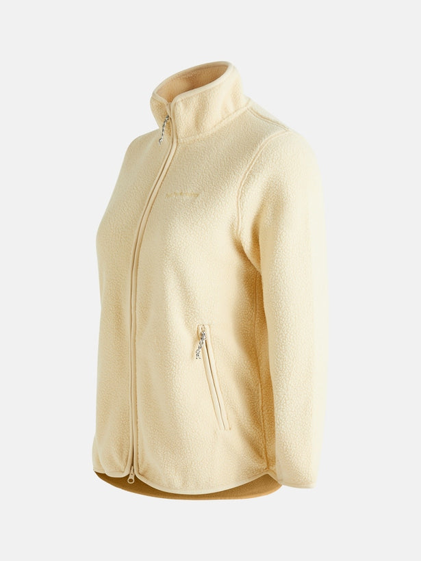 WOMEN'S PILE ZIP JACKET PALE (N02)