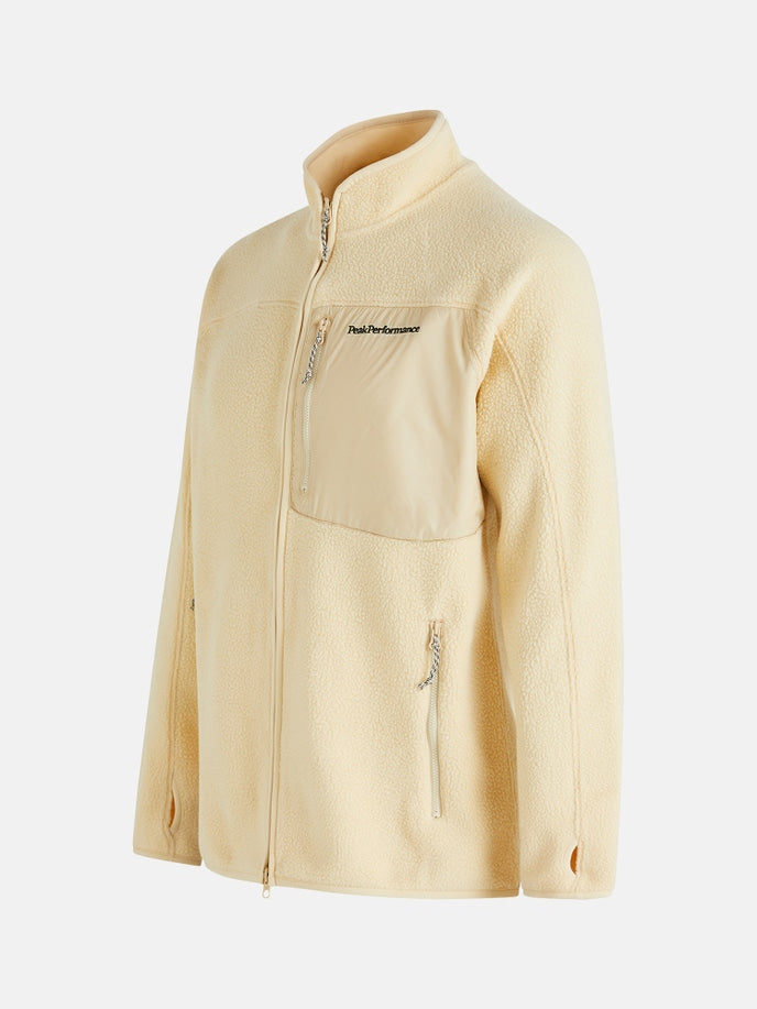 MEN'S PILE ZIP JACKET PALE (N02)