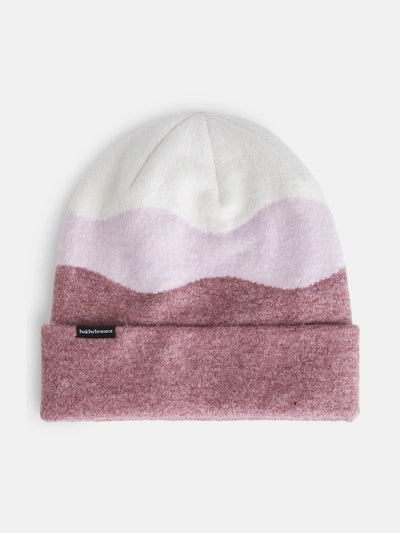 COLOR BLOCKED WOOL HAT (P15 ROSE BROWN/ 53B COLD BLUSH/ 099 OFFWHITE)