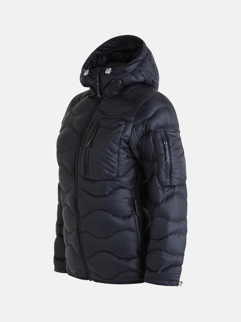 WOMEN'S HELIUM UTILITY DOWN HOOD JACKET (BLACK)