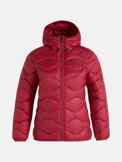 WOMAN'S HELIUM DOWN HOOD JACKET (RR1 ROGUE RED)
