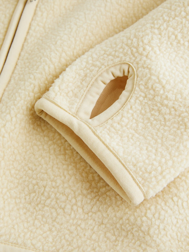 WOMEN'S PILE ZIP JACKET PALE (N02)