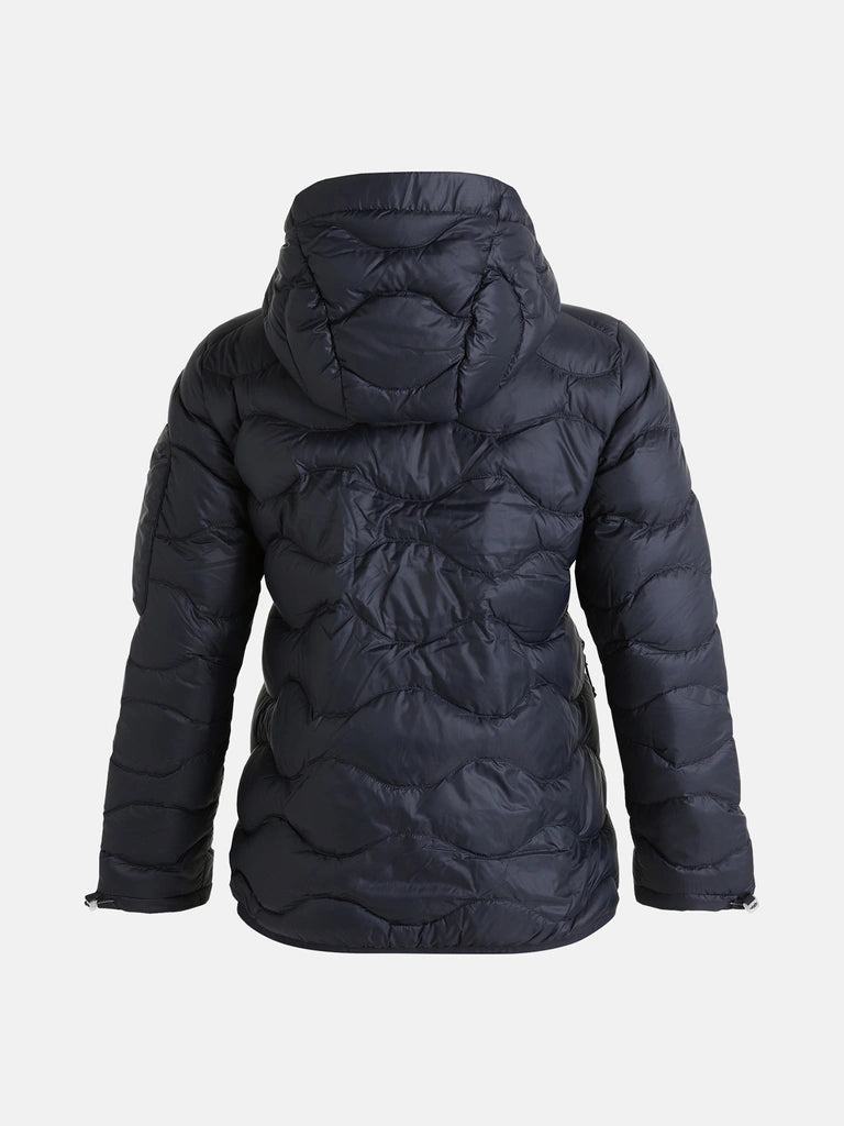 WOMEN'S HELIUM UTILITY DOWN HOOD JACKET (BLACK)