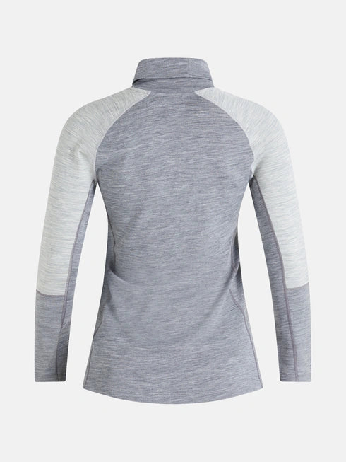 WOMAN'S MAGIC ROLLNECK (M08 MED GREY MELANGE)