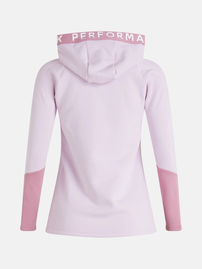 WOMAN'S RIDER ZIP HOOD (53B COLD BLUSH / P10 BITTER ROOT)