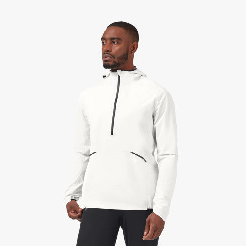 MEN'S WATERPROOF ANORAK (WHITE)