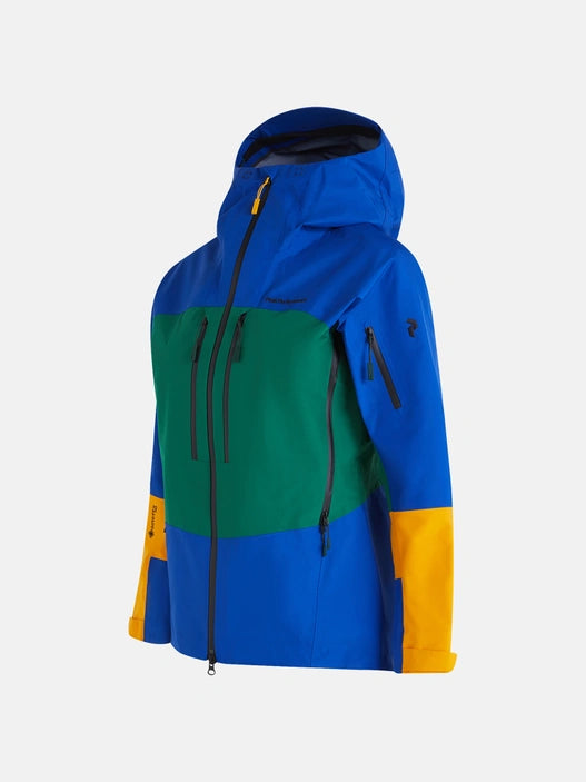WOMAN'S VISLIGHT GORE-TEX PRO JACKET (2BC ISLAND BLUE / G11 GREEN IVY / 86Y BLAZE TUNDRA)