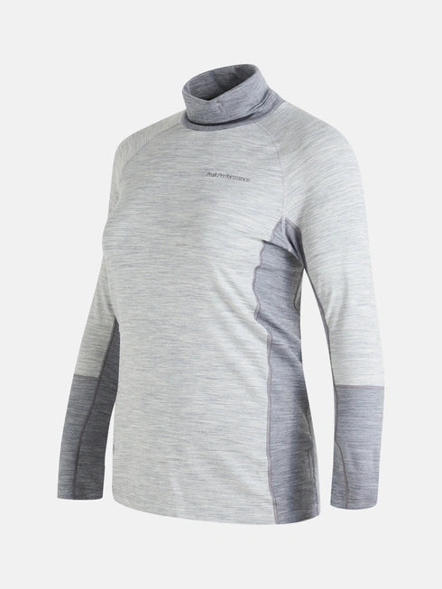 WOMAN'S MAGIC ROLLNECK (M08 MED GREY MELANGE)