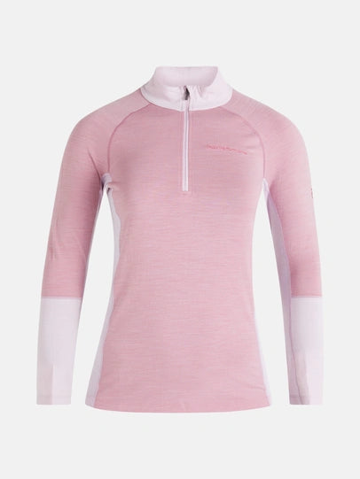 WOMAN'S MAGIC HALF ZIP (P12 BITTER ROOT/53B COLD BLUSH)