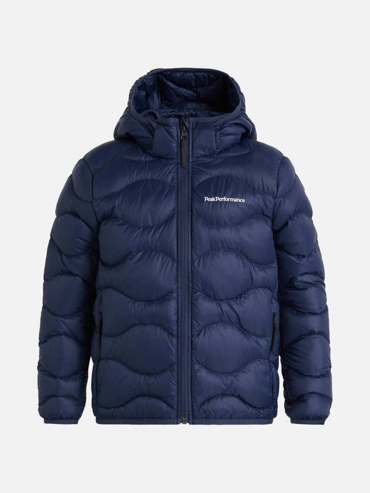 JUNIOR HELIUM DOWN HOOD JACKET (2N3 BLUE SHADOW)