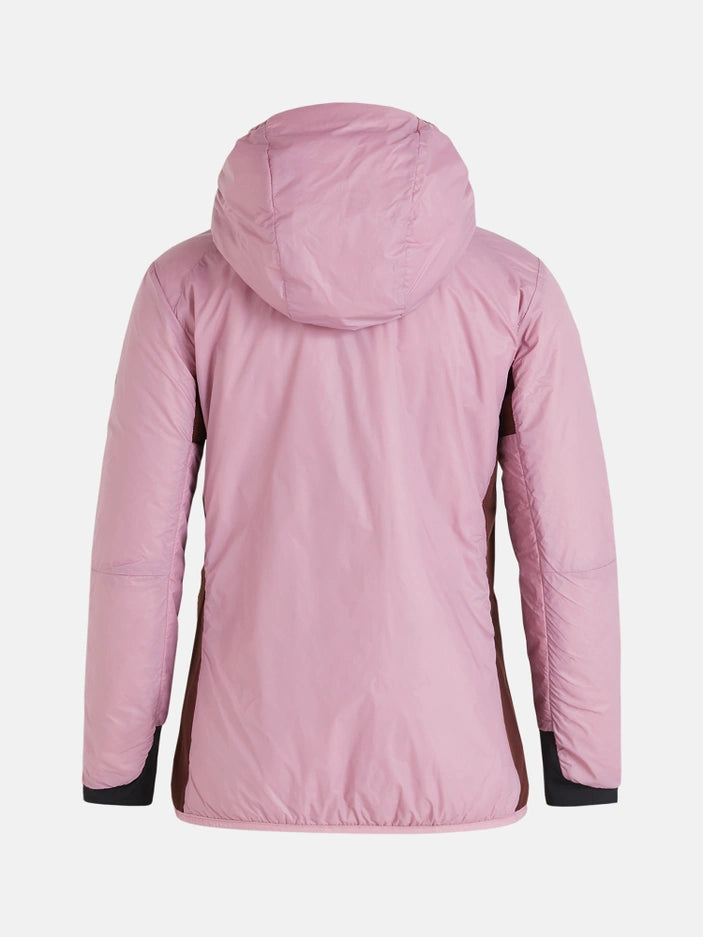 WOMAN'S RADIANCE HOOD JACKET (P10 BITTER ROOT / N03 SAPOTE)