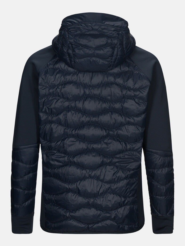 MEN'S HELIUM HYBRID HOOD JACKET (BLUE SHADOW)