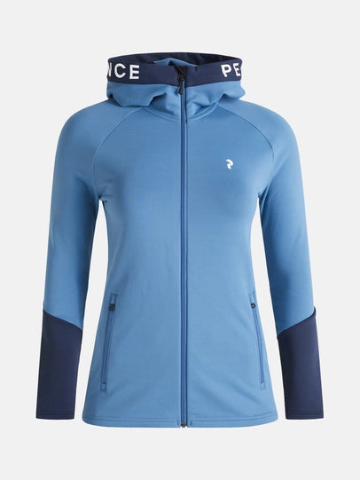 WOMAN'S RIDER ZIP HOOD (B03 SHALLOW/2N3 BLUE SHADOW)
