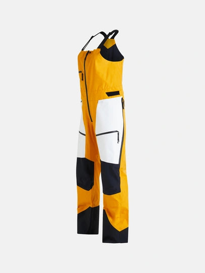 WOMAN'S VERTICAL GORE-TEX PRO 3L BIB PANTS (86Y BLAZE TUNDRA/099 OFFWHITE)
