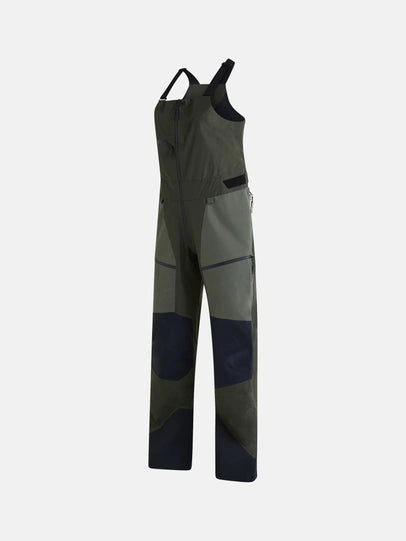 WOMAN'S VERTIACAL GORE-TEX PRO 3L BIB PANTS (4BT FOREST NIGHT/48C PINE NEEDLE)