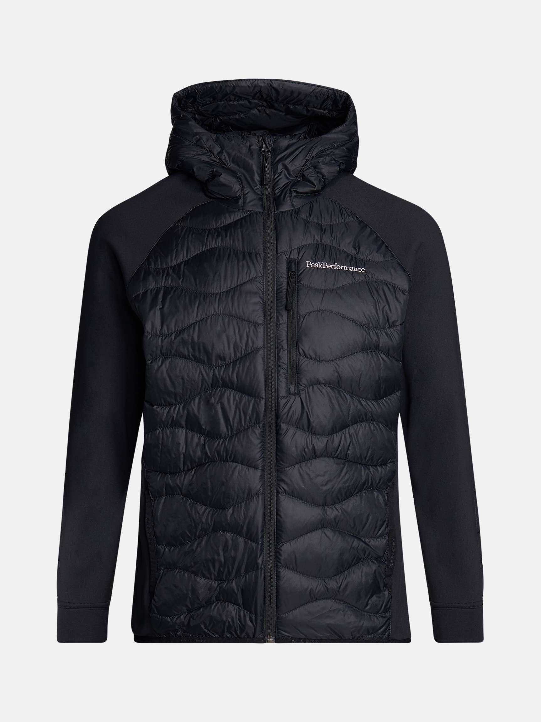 MEN'S HELIUM HYBRID DOWN HOOD JACKET (050 BLACK)