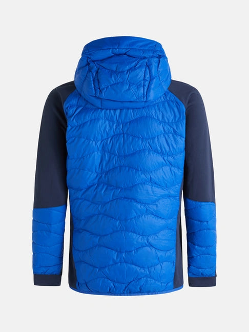 MEN'S HELIUM HYBRID HOOD JACKET (2BC ISLAND BLUE / 2N3 BLUE SHADOW)