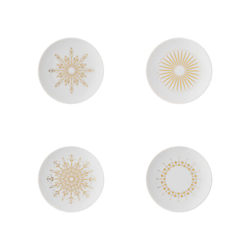 Set 4 Teller flach 10 cm