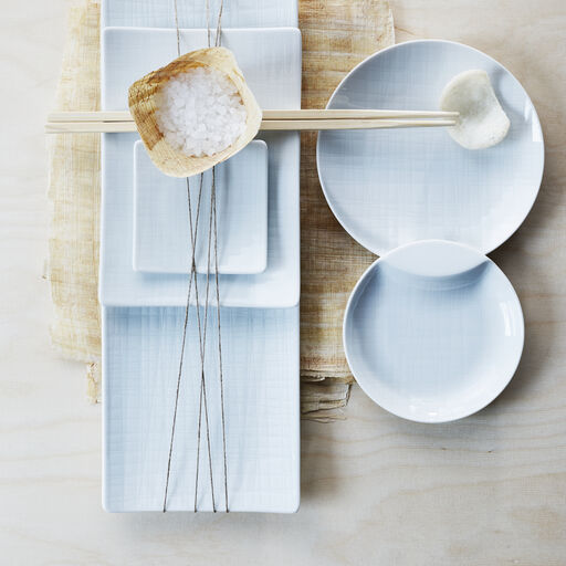 Teller 14 cm quadr. flach