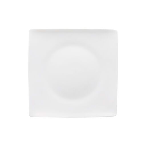 Teller 23 cm quadr. flach