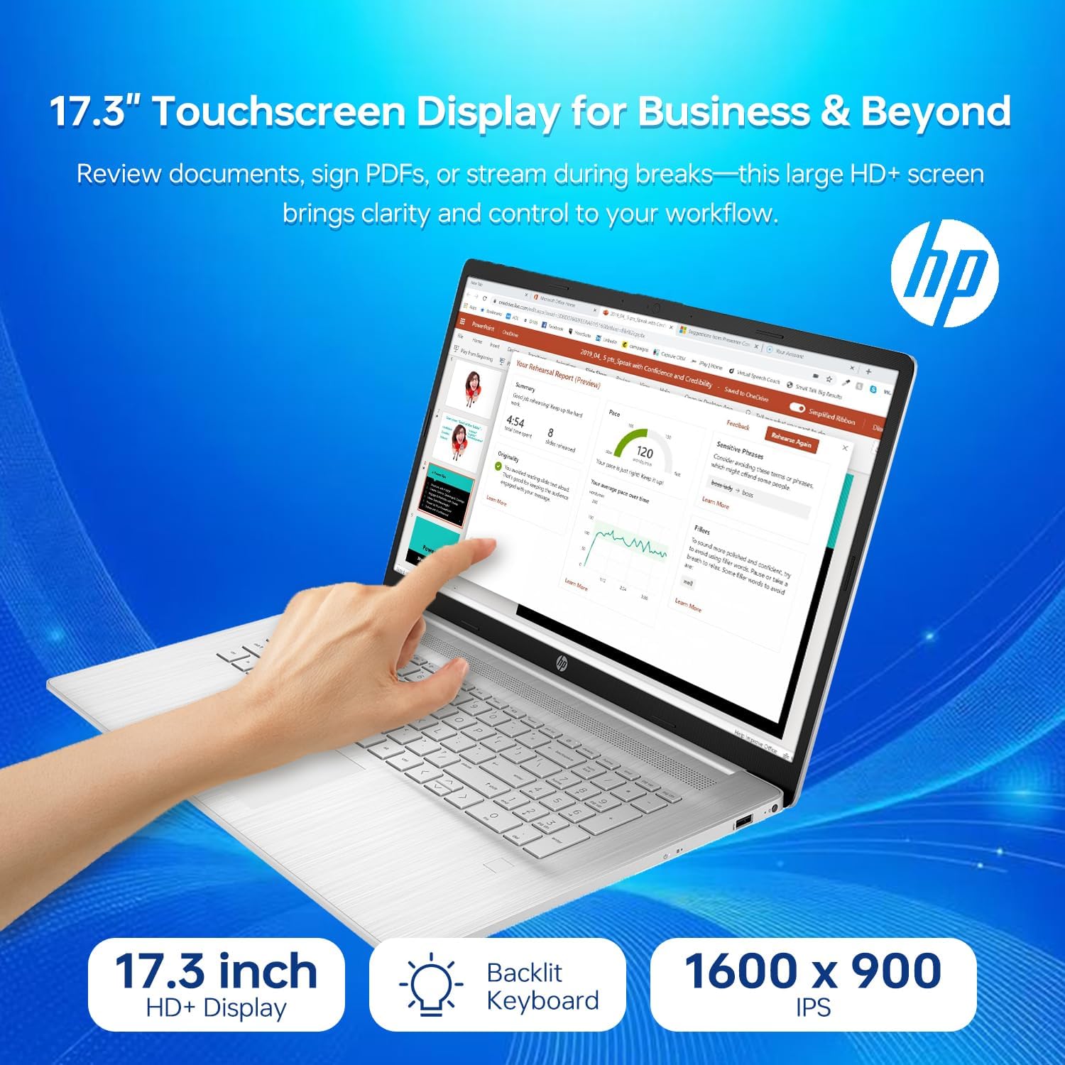 HP 17 Laptop, 17.3