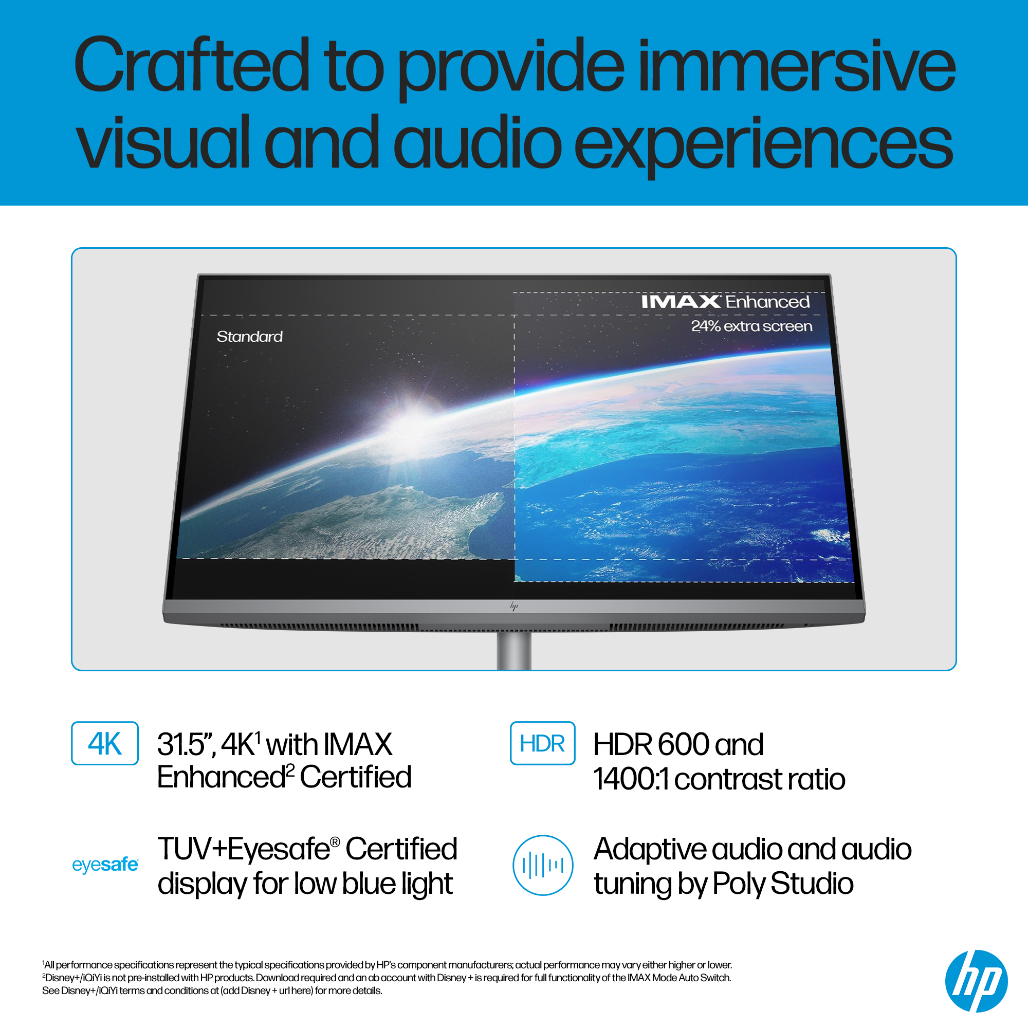 HP OmniStudio X All-in-One Desktop Next Gen AI 32-cs0000t PC 31.5