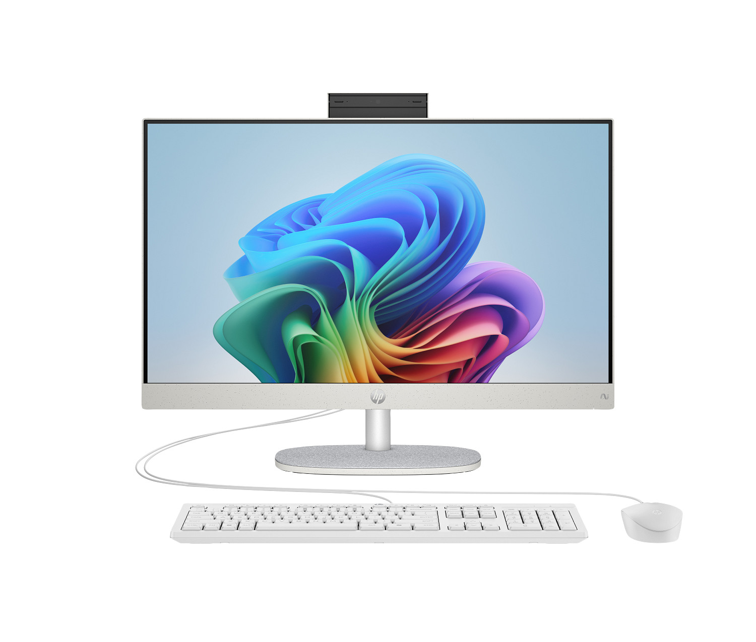 HP 23.8 inch All-in-One Desktop AI PC 24-cr2000t