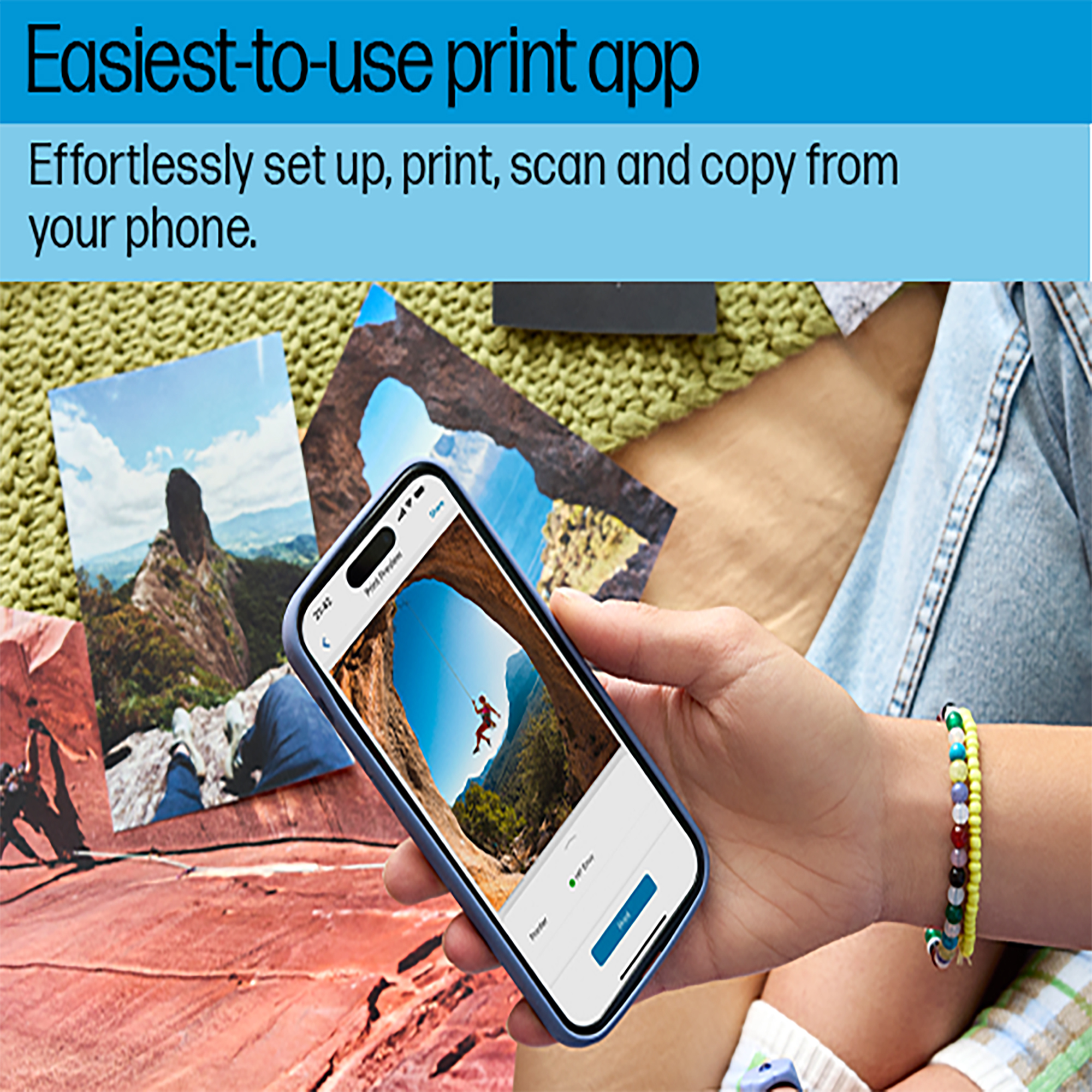 HP Envy 6155e All-in-One Printer w/free 3 months Instant Ink through HP+, AI-enabled