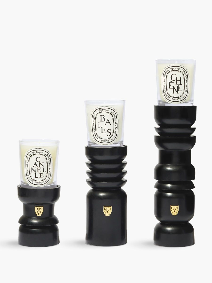 Small chess candle holder - For classic candles