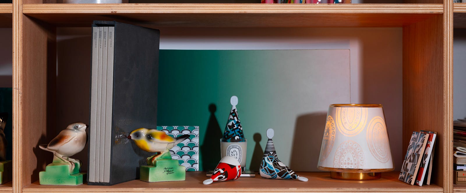 Small gold bronze candle holder - For classic candles