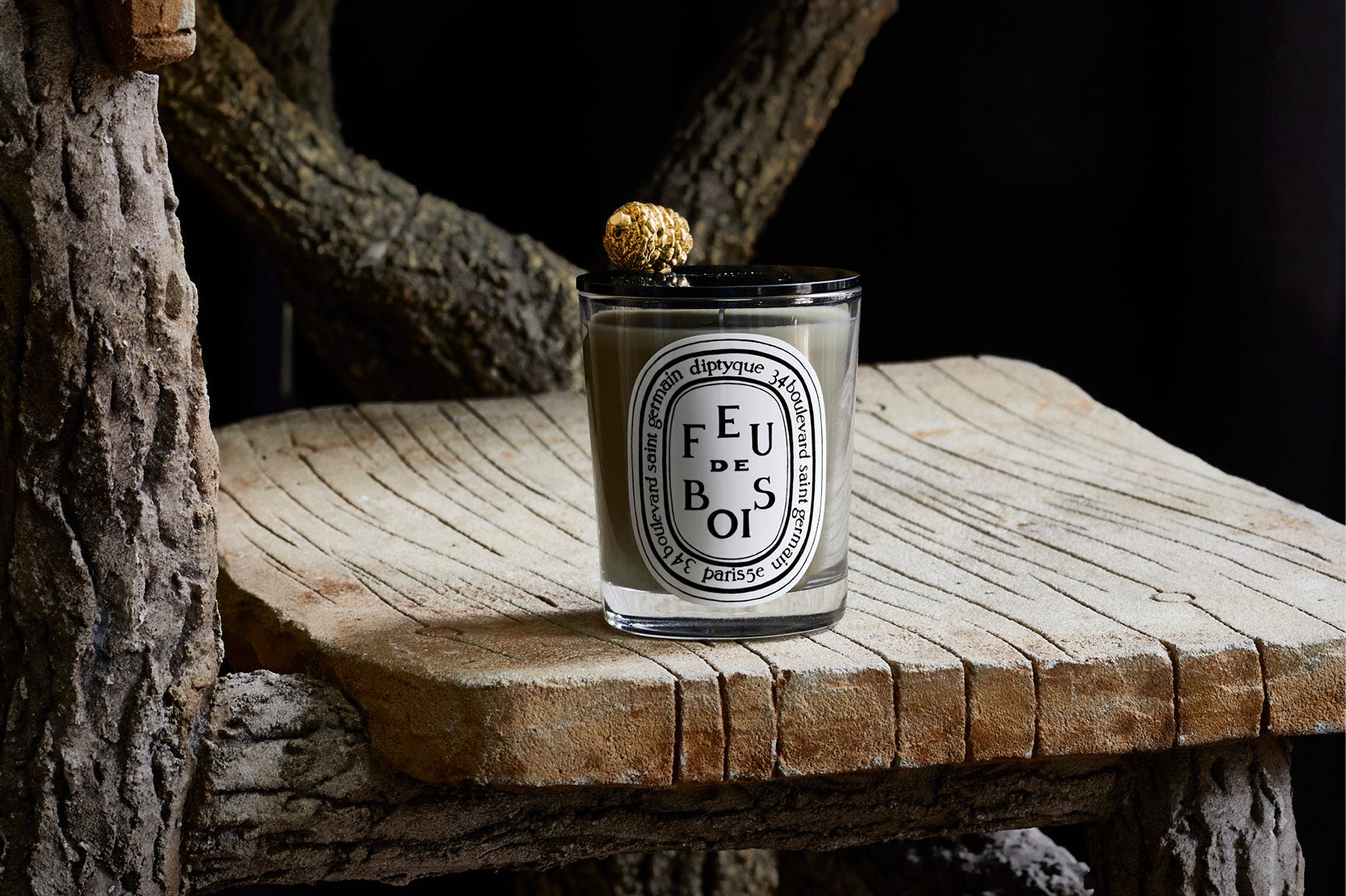 Pine cone lid - For classic candles