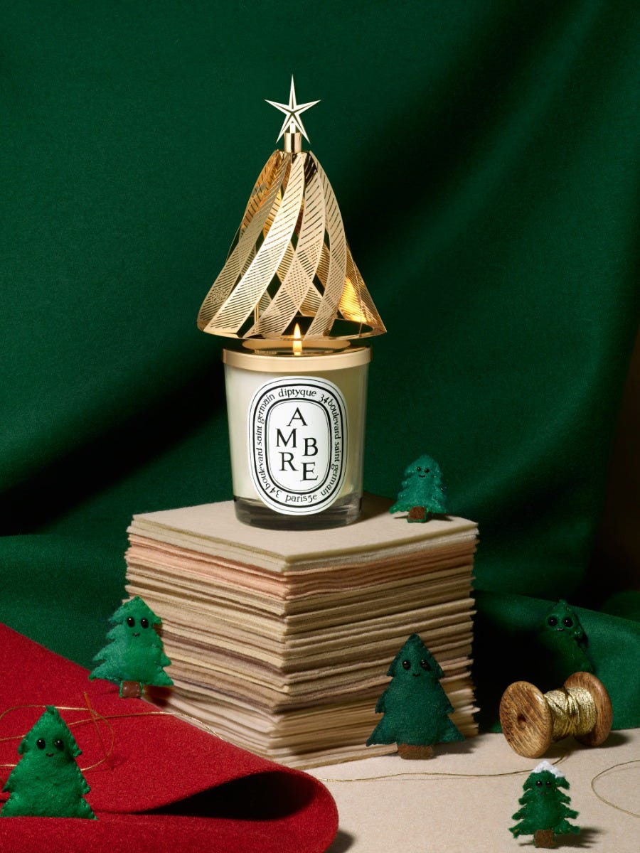 Holiday Lantern - For classic candle