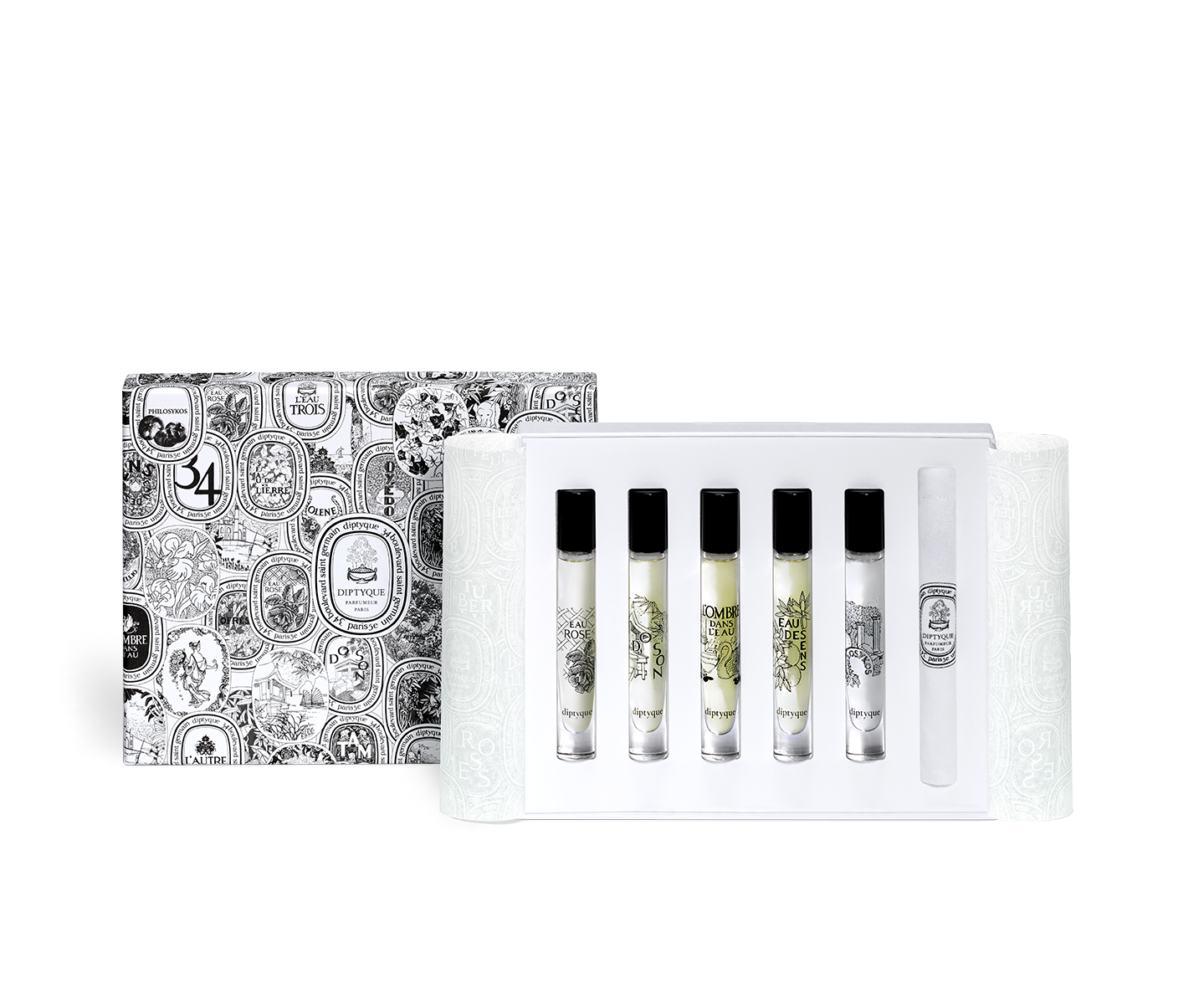 Set of 5 Eaux de toilette  - Pre-composed