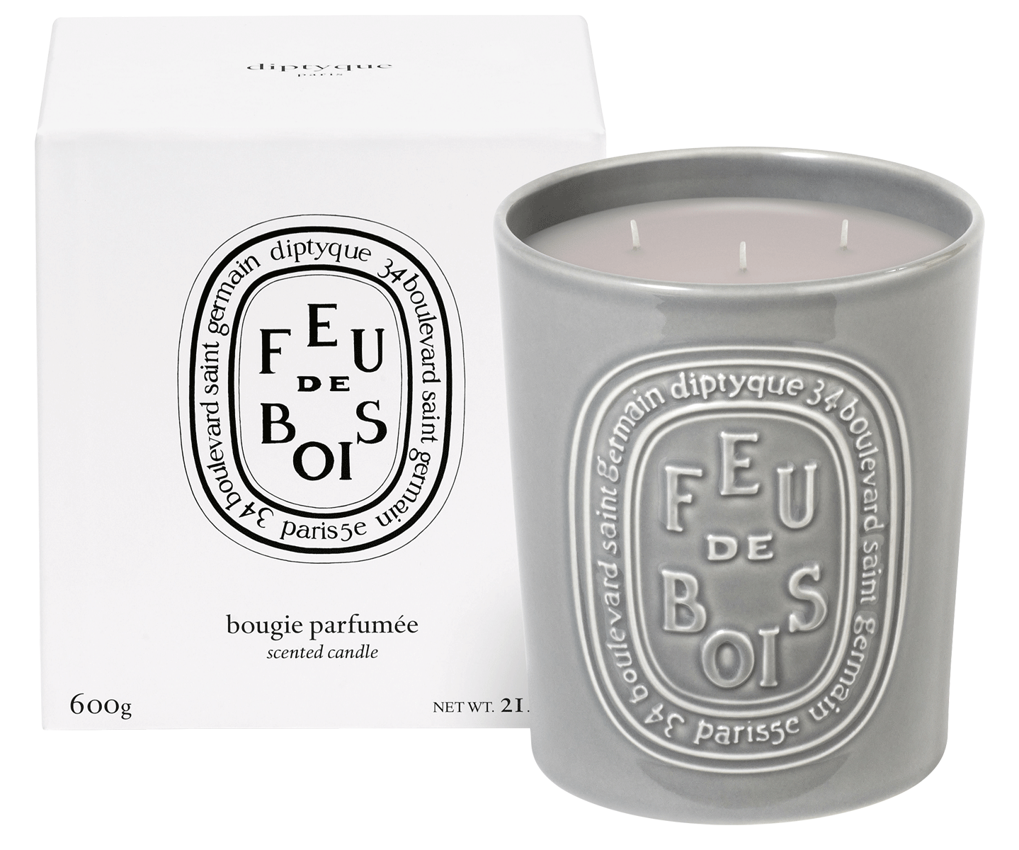 Feu de Bois (Wood Fire) - Large Candle