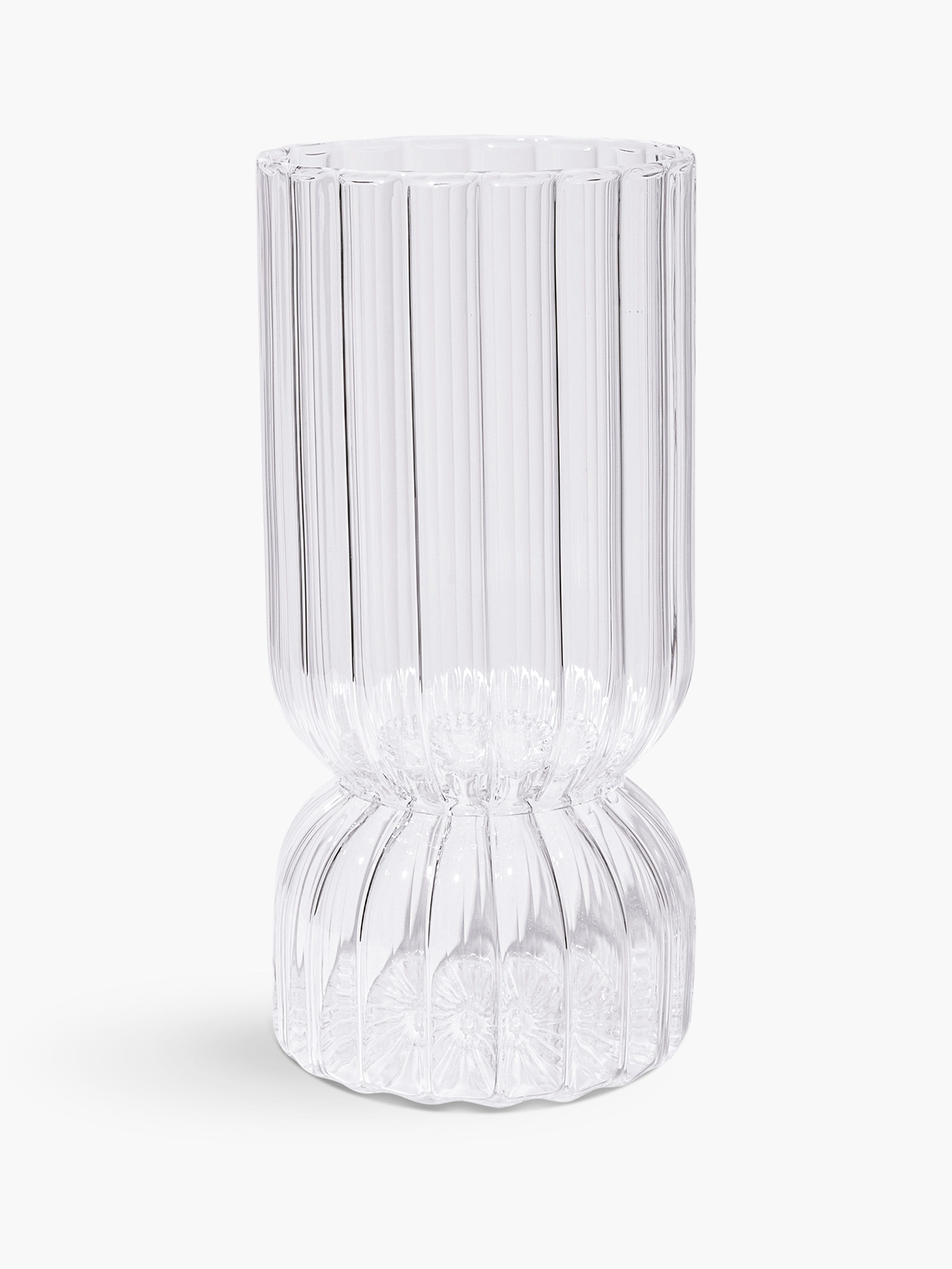 Ribbed Candle Holder - For Medium and large candles
