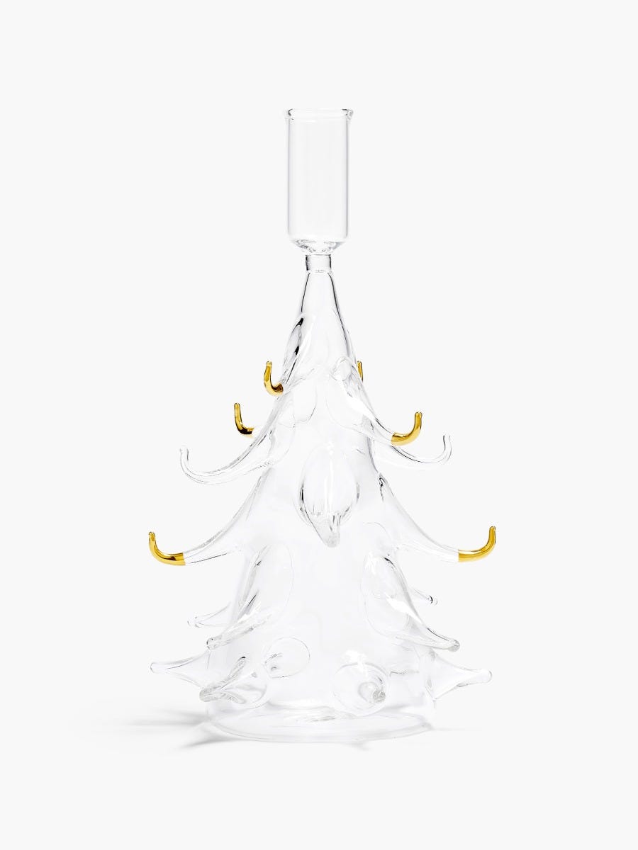 Medium Holiday Cheer candle holder - For scented dinner candle