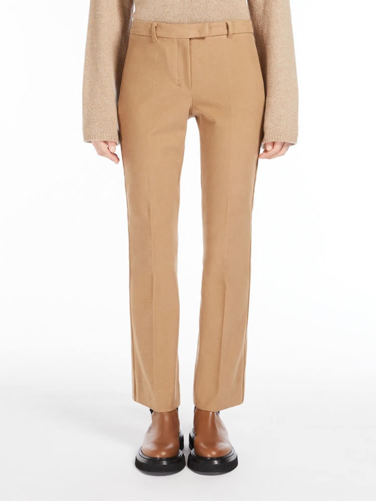 Stretch cotton trousers