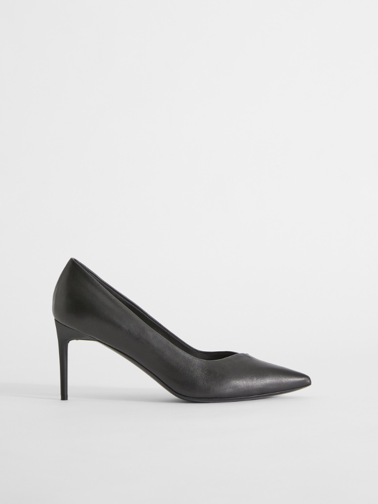 Nappa leather court shoes