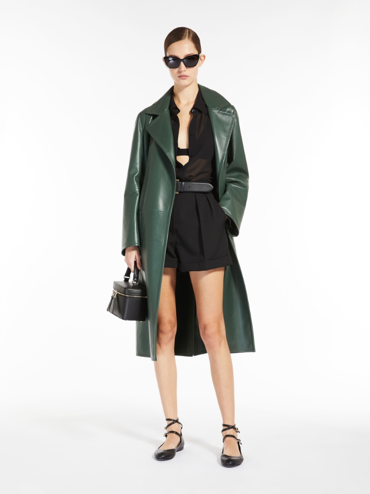 Manuela nappa leather Icon Coat