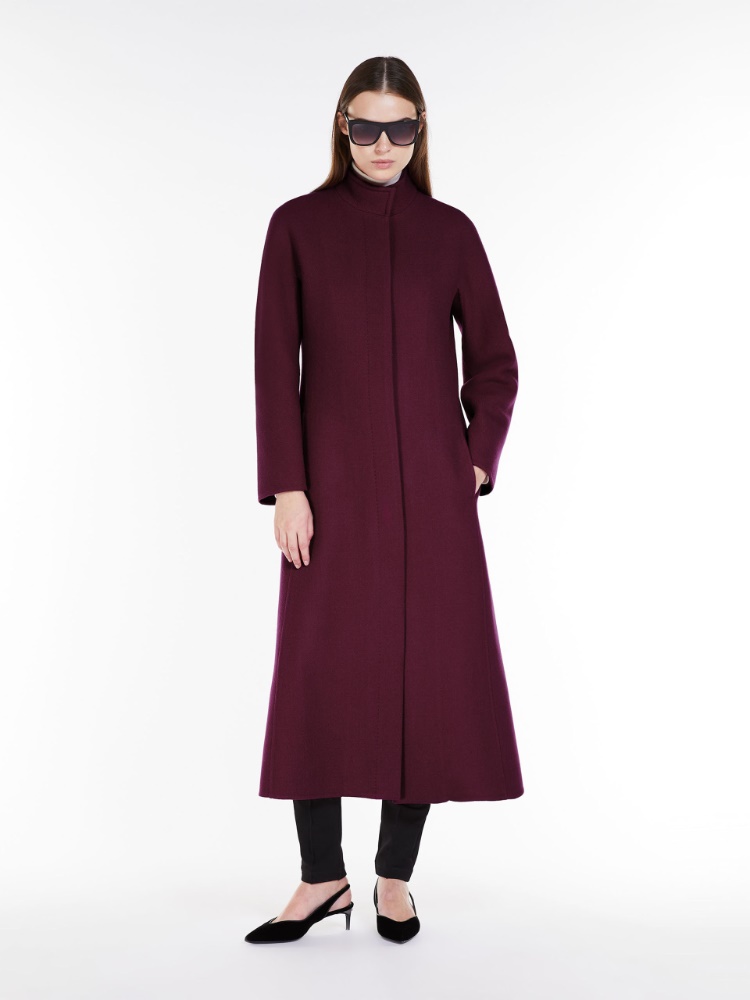 Feminine coat in wool and cashmere