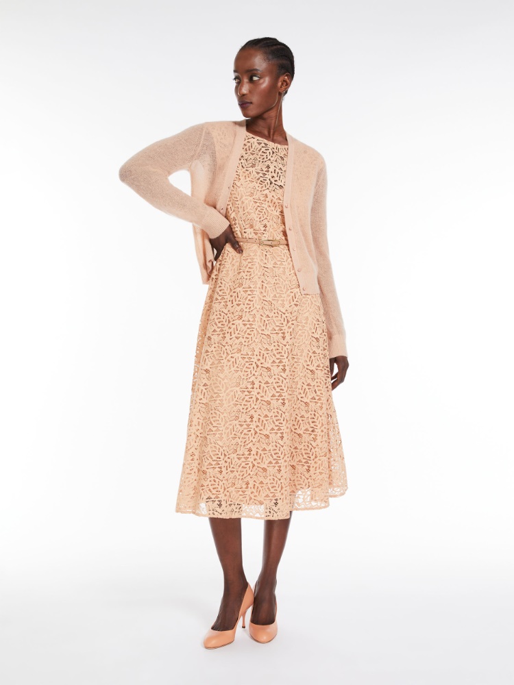 Mohair gauze cardigan