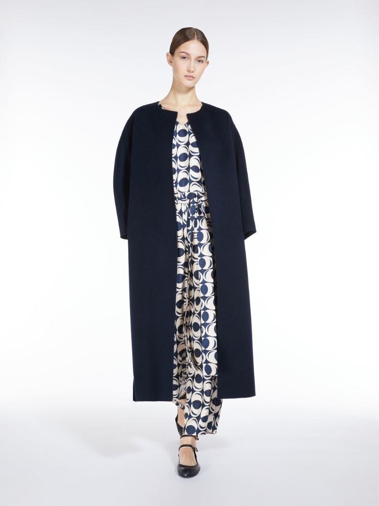 Printed silk twill jumpsuit