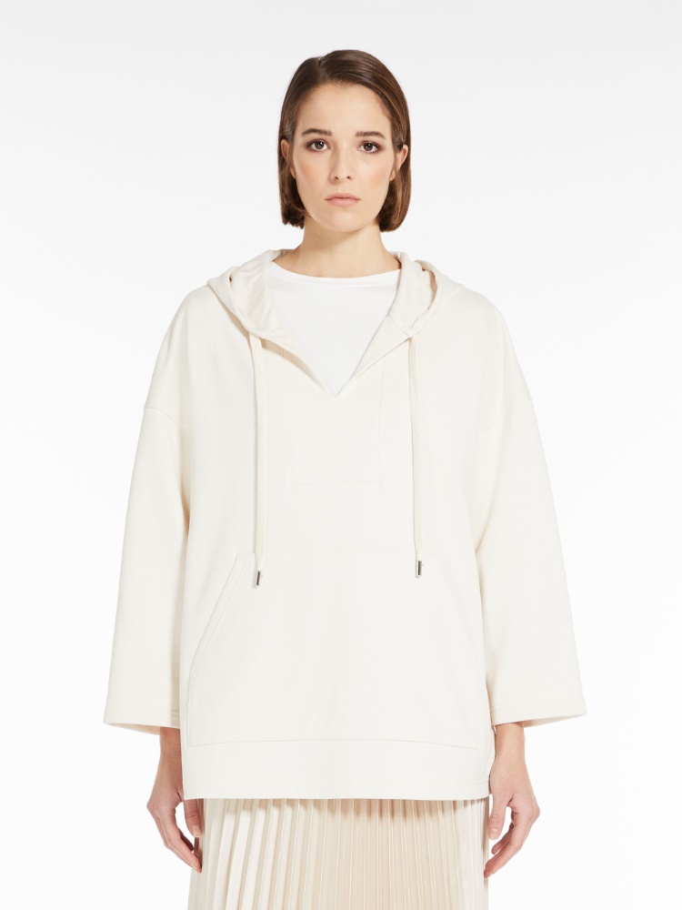 Oversized jersey sweatshirt