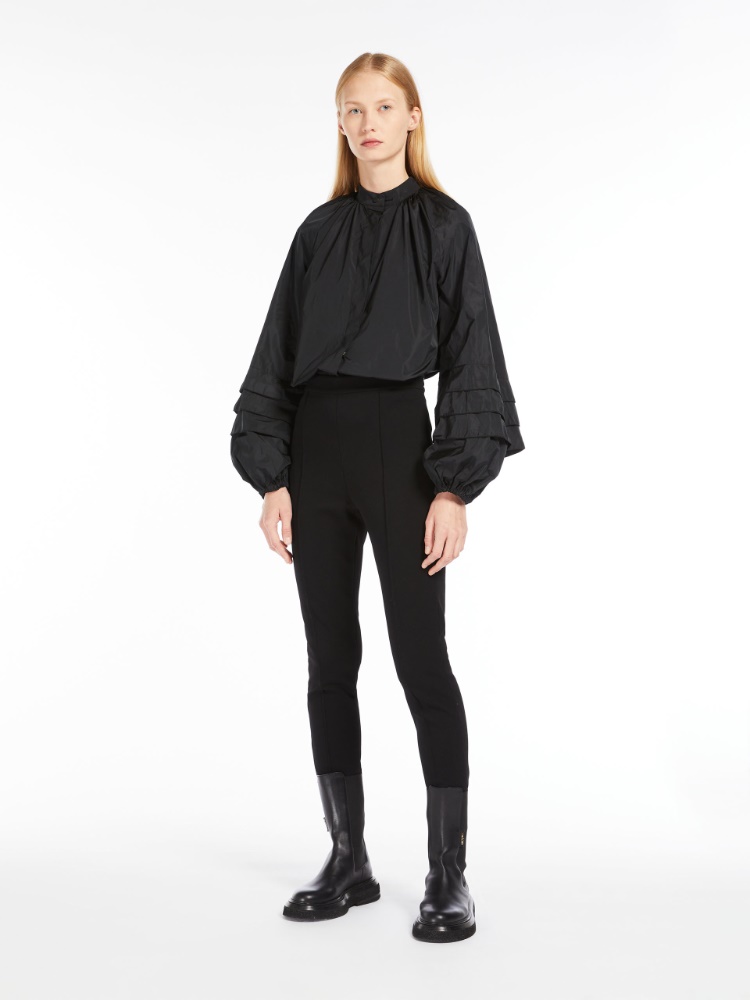 Stretch jersey leggings